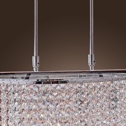 Moderne Og Moderne Krystallgalvanisert Pendellampe