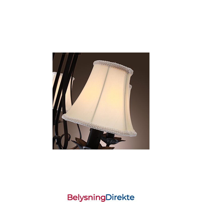 Tradisjonell Klassisk Antikk Messinglysekrone