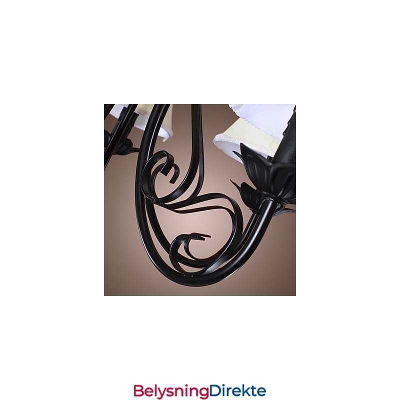 Tradisjonell Klassisk Antikk Messinglysekrone