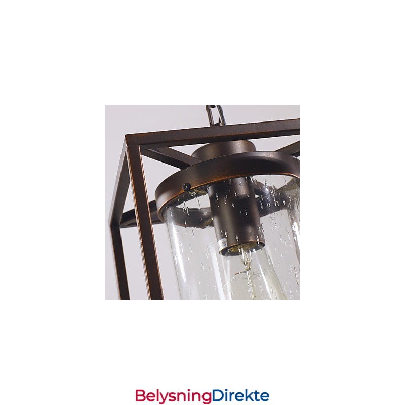 Tradisjonell Klassisk Vintage Lanterne I Ministil, Galvanisert Pendellampe For Spisestue