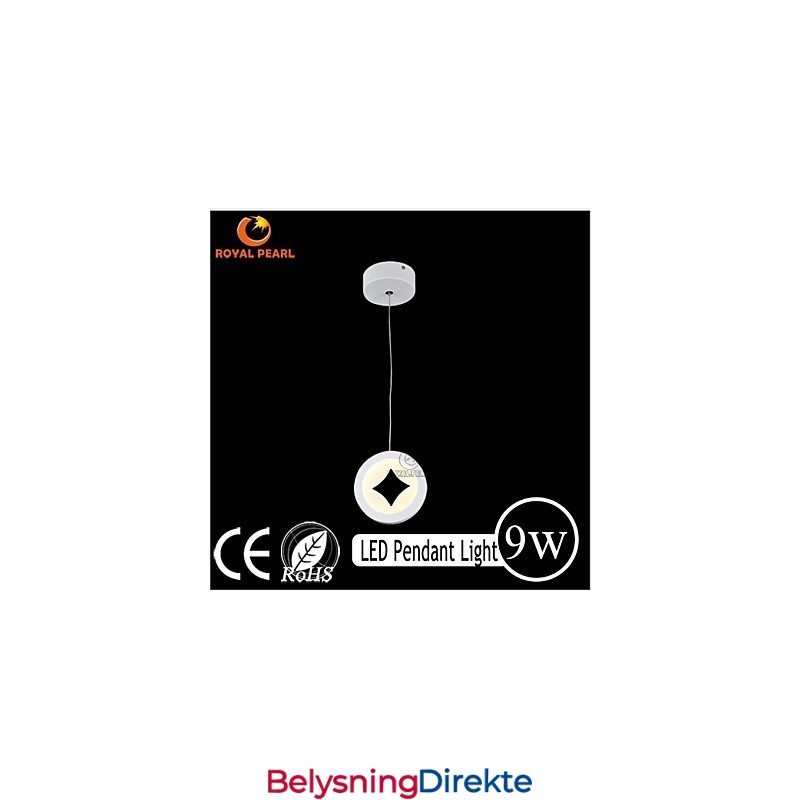 Akryl Delikat 9W Pendellampe