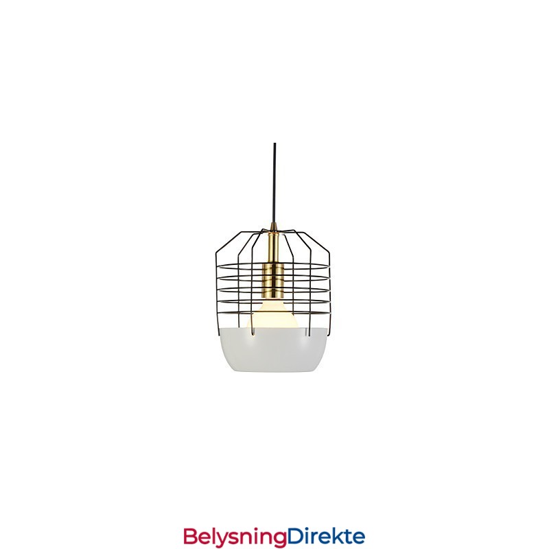 Mini Kunstnerisk Spindelvev-Anhengslampe Med 1 Lys, Moderne Enkelhetsfinish, Svart, Hvit, Grønn, Rød, Karbonstål