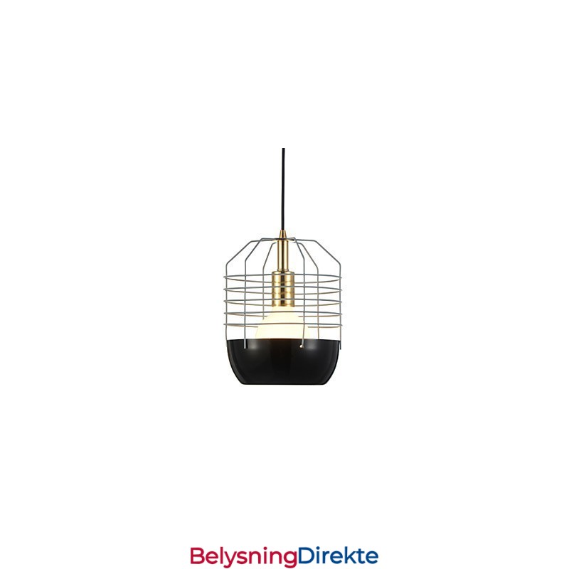 Mini Kunstnerisk Spindelvev-Anhengslampe Med 1 Lys, Moderne Enkelhetsfinish, Svart, Hvit, Grønn, Rød, Karbonstål