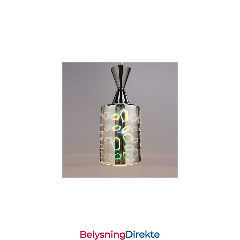 Drømmelasergravering Forkrommet Pendellampe