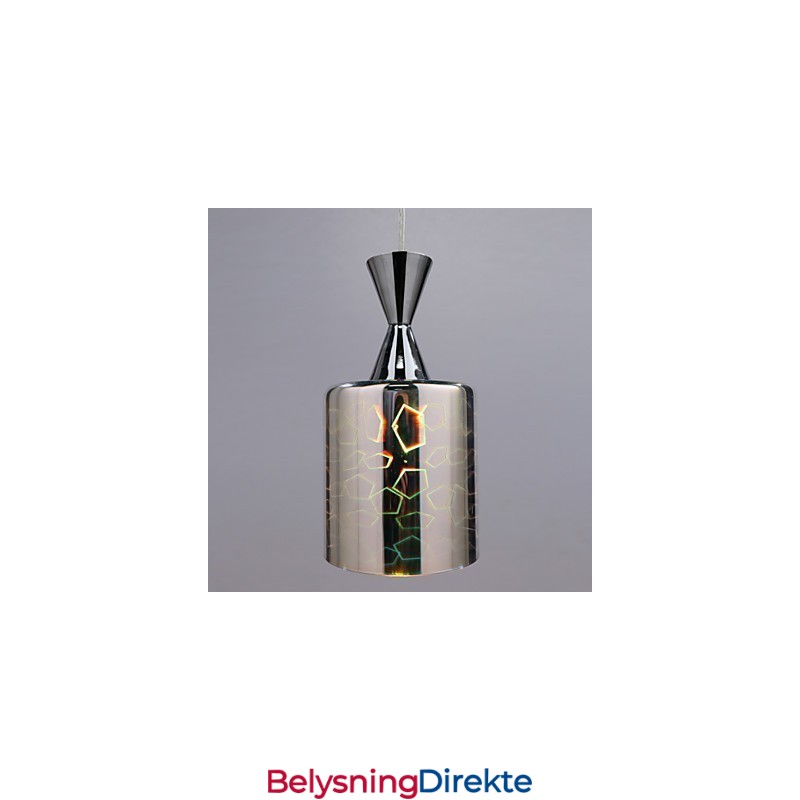 Drømmelasergravering Forkrommet Pendellampe
