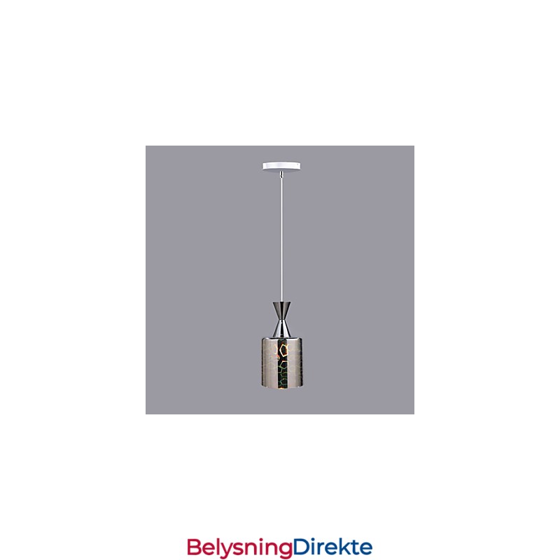Drømmelasergravering Forkrommet Pendellampe