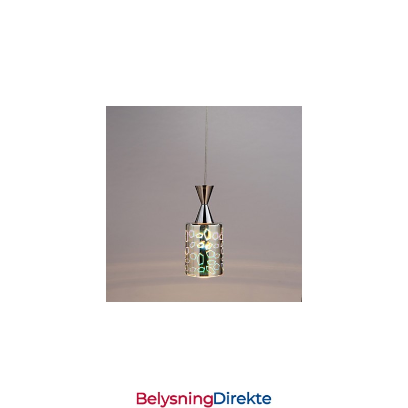 Drømmelasergravering Forkrommet Pendellampe