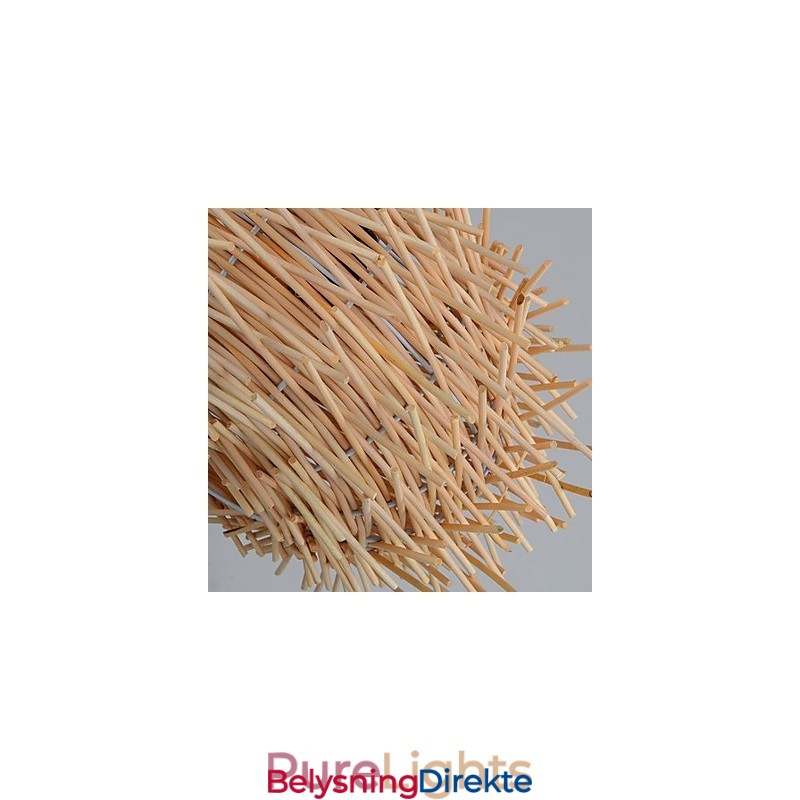 Lysekrone I Ministil, Lykt I Tre, Bambus