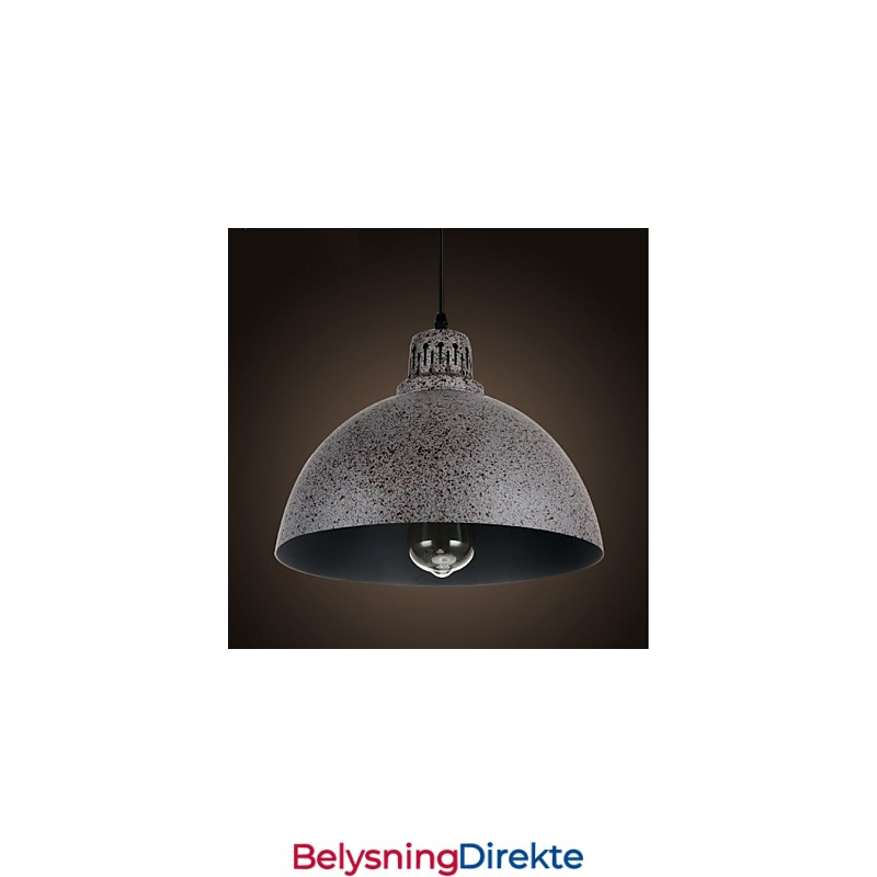 Vintage Metalldot-Anhengslampe Med Én Lyskilde