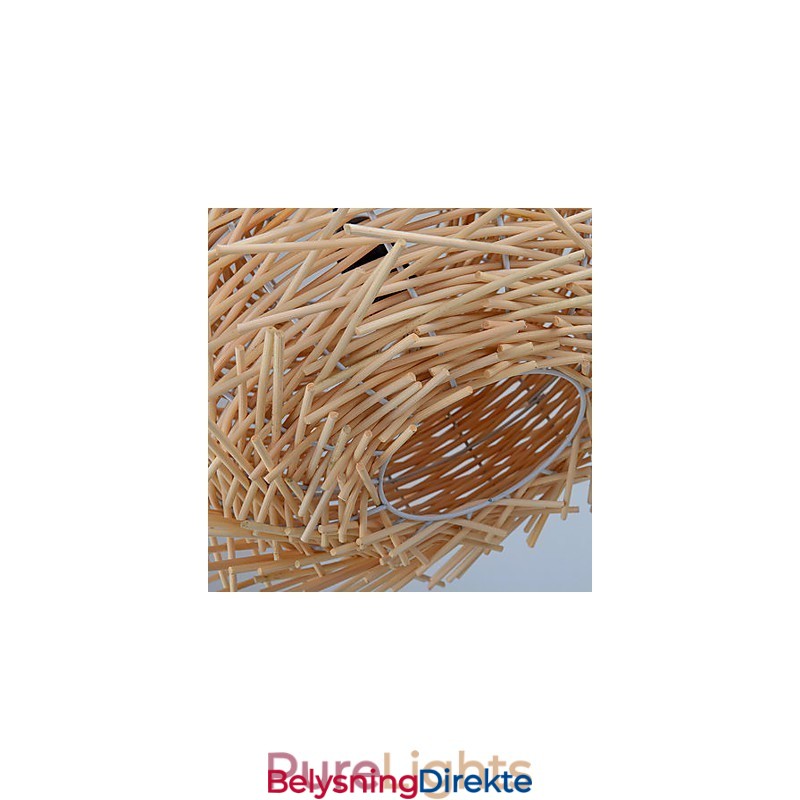 Lysekrone I Ministil, Lykt I Tre, Bambus