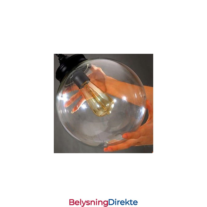 Ball Glass Lysekrone Kontraktert Husholdnings Droplight