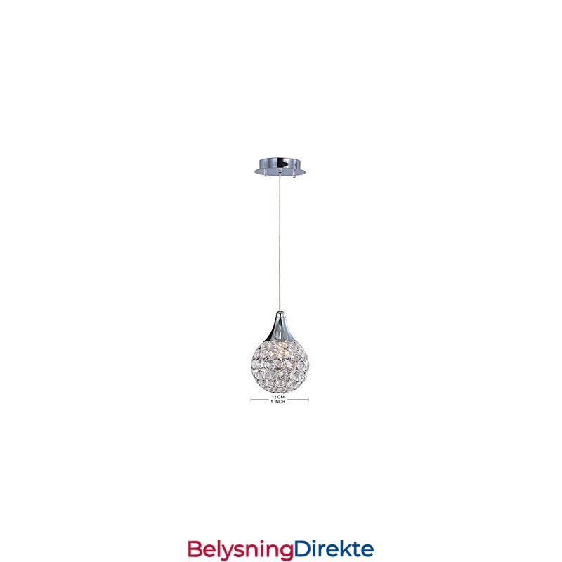 G9 Pendellampe Krystall Moderne Samtids Metall