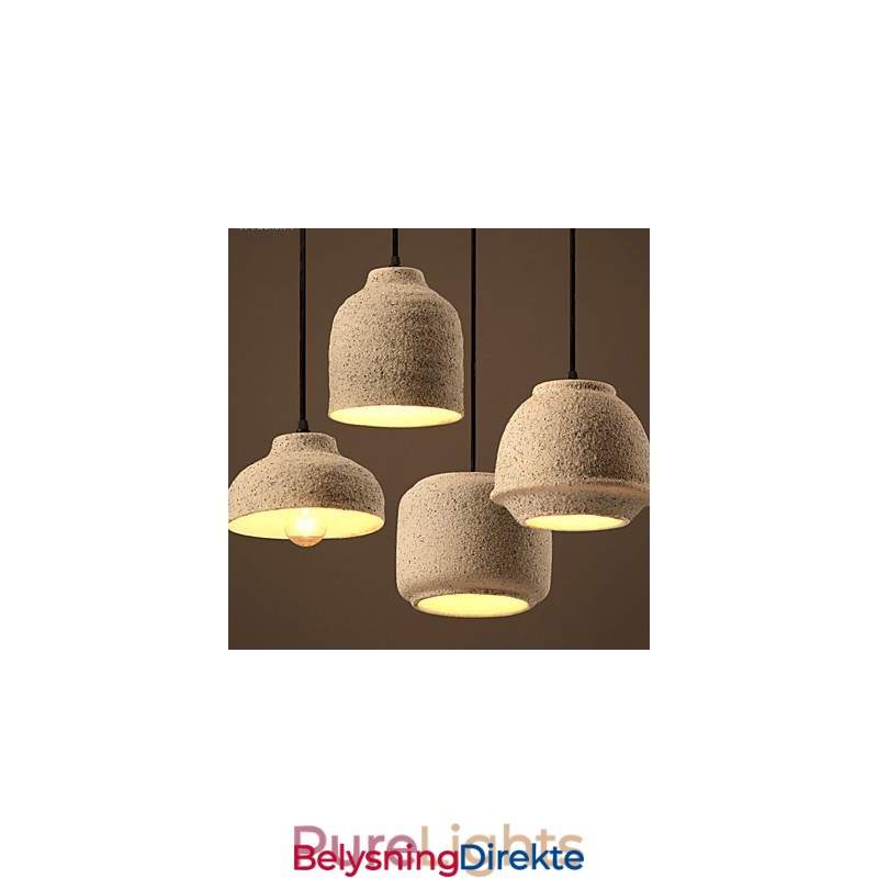 Nordisk Kreativ Kunst Fargesand Keramisk Lysekronelampe