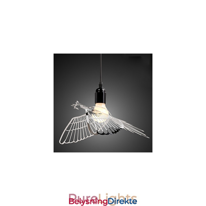 Kreativ Moderne Motedekorasjon Rustfritt Stål Fugl Fugl Droplight Lampe