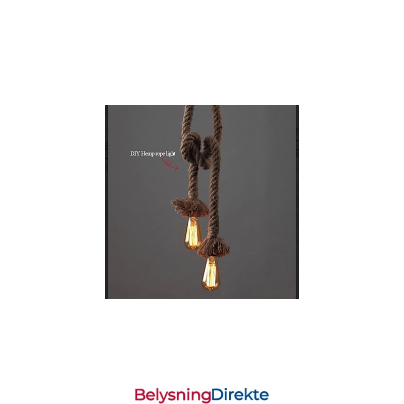 1 Lys Diy Kunst Hamptaulys Kreativ Hamptaulysekrone Lang 100 Cm Send 1 Pære