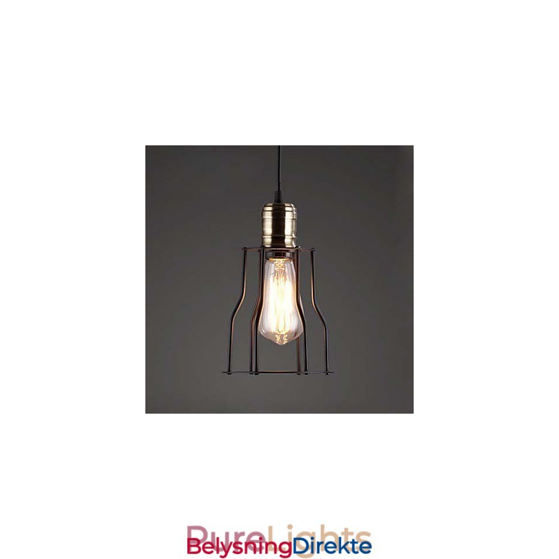 Amerikansk Industriell Vintage Kafébuffet Ideer Smijerns Bur Pendellampe Sittende