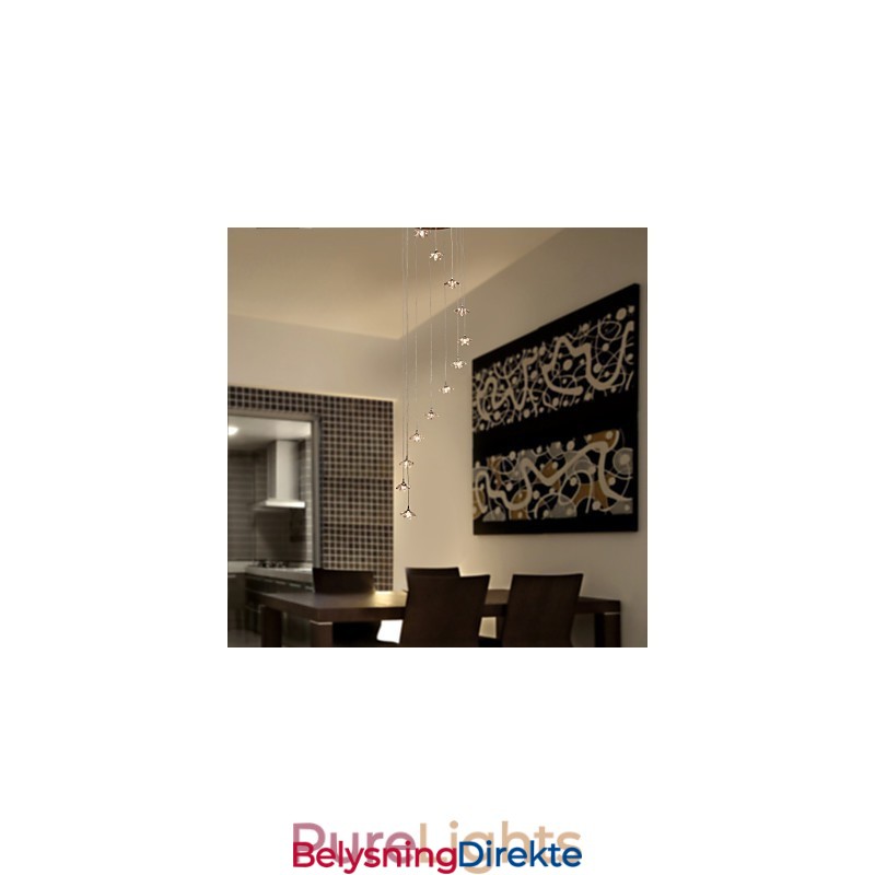 Moderne, Moderne Krystall, Mini-Stil, Krommetallpendellampe