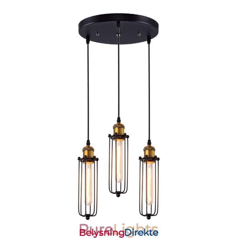 Linje Landlig Industriell Stil Kreativ Gladiator Restaurerende Gamle Metoder Enkelthodet Pendellampe