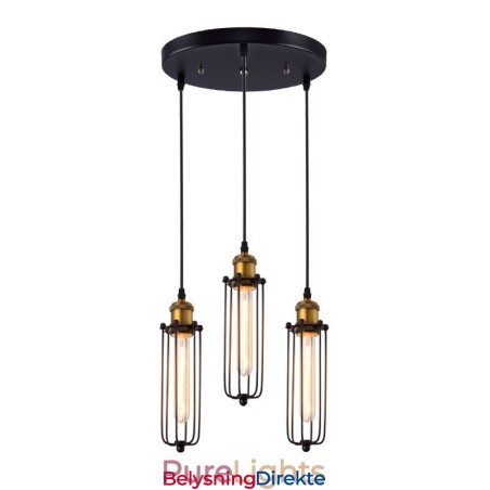 Linje Landlig Industriell Stil Kreativ Gladiator Restaurerende Gamle Metoder Enkelthodet Pendellampe