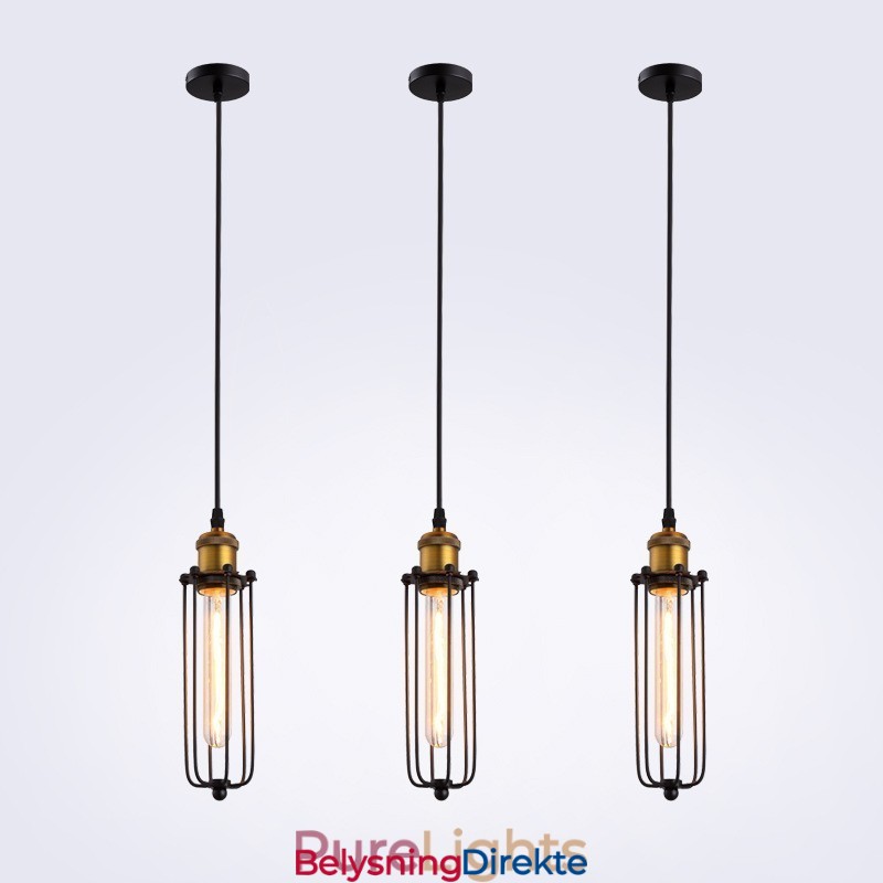 Linje Landlig Industriell Stil Kreativ Gladiator Restaurerende Gamle Metoder Enkelthodet Pendellampe