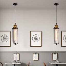 Linje Landlig Industriell Stil Kreativ Gladiator Restaurerende Gamle Metoder Enkelthodet Pendellampe