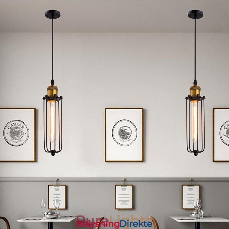 Linje Landlig Industriell Stil Kreativ Gladiator Restaurerende Gamle Metoder Enkelthodet Pendellampe
