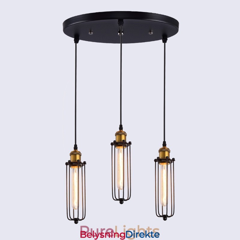 Linje Landlig Industriell Stil Kreativ Gladiator Restaurerende Gamle Metoder Enkelthodet Pendellampe