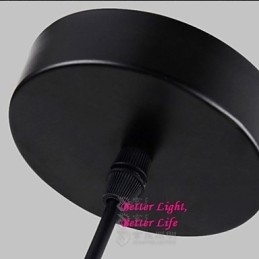 Vintage Taulaget Pendellampe Med Én Lyskilde