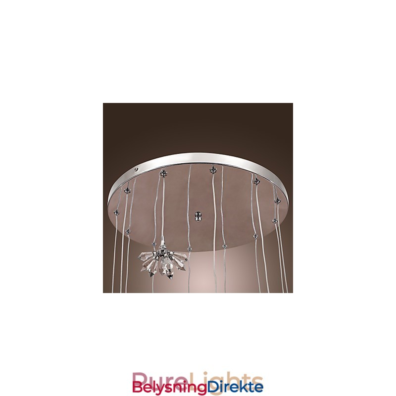 Moderne, Moderne Krystall, Mini-Stil, Krommetallpendellampe