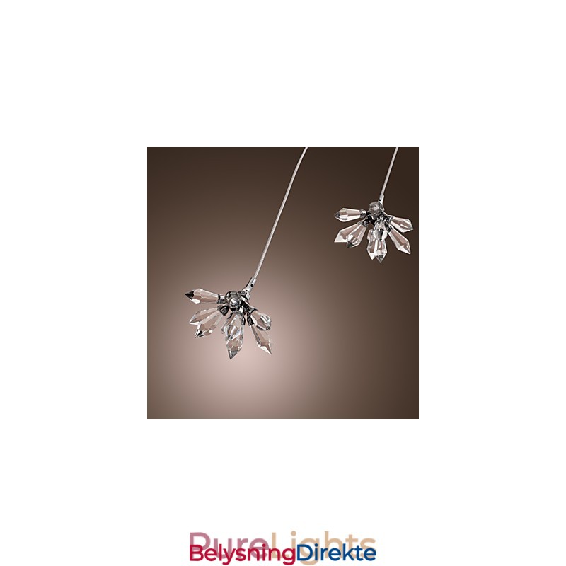 Moderne, Moderne Krystall, Mini-Stil, Krommetallpendellampe