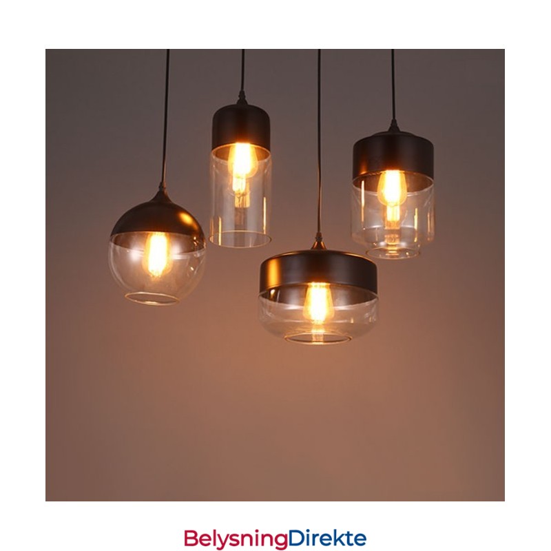 Nordic Creative Stair Shops Kunstlysekrone I Smijern I Glass