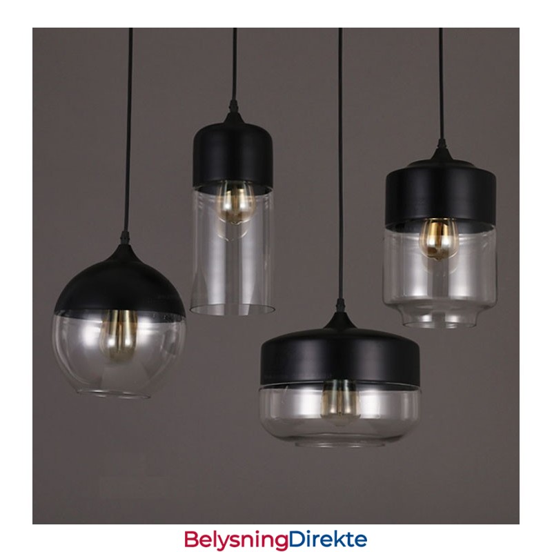 Nordic Creative Stair Shops Kunstlysekrone I Smijern I Glass