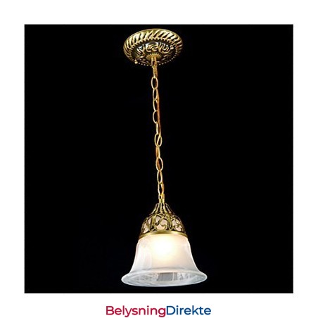 Tradisjonell Klassisk Vintage Retro Bronse Metall Pendellampe