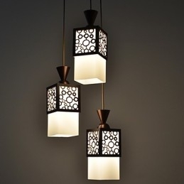 Amerikansk Landlig Woodiness Droplight-Lampe
