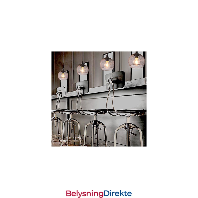 Pendellamper I Ministil, Rustikk Hyttestil, Retro, Landlig Garasje, Metall