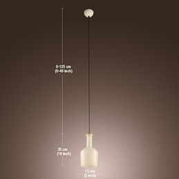 Moderne, Moderne Pendellampe I Ministil