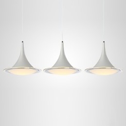 Trompet Anhengslampe Droplight Akryl Lysekrone