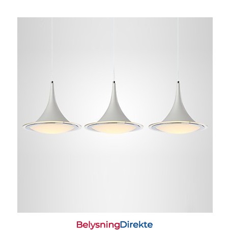 Trompet Anhengslampe Droplight Akryl Lysekrone