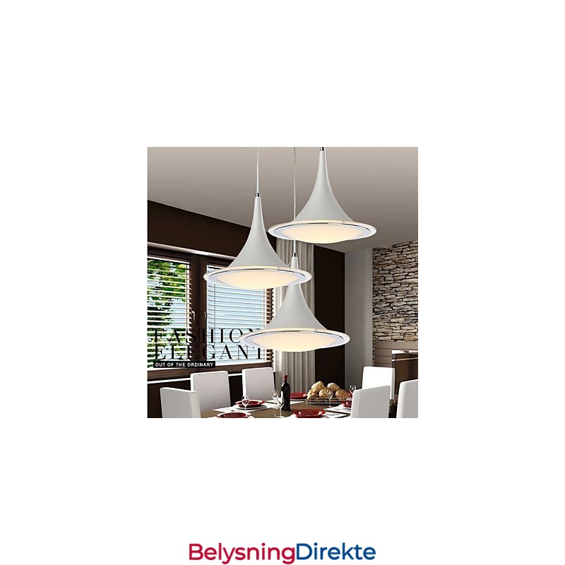 Trompet Anhengslampe Droplight Akryl Lysekrone