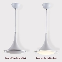 Trompet Anhengslampe Droplight Akryl Lysekrone