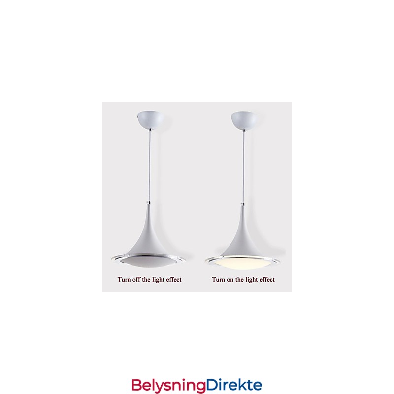 Trompet Anhengslampe Droplight Akryl Lysekrone