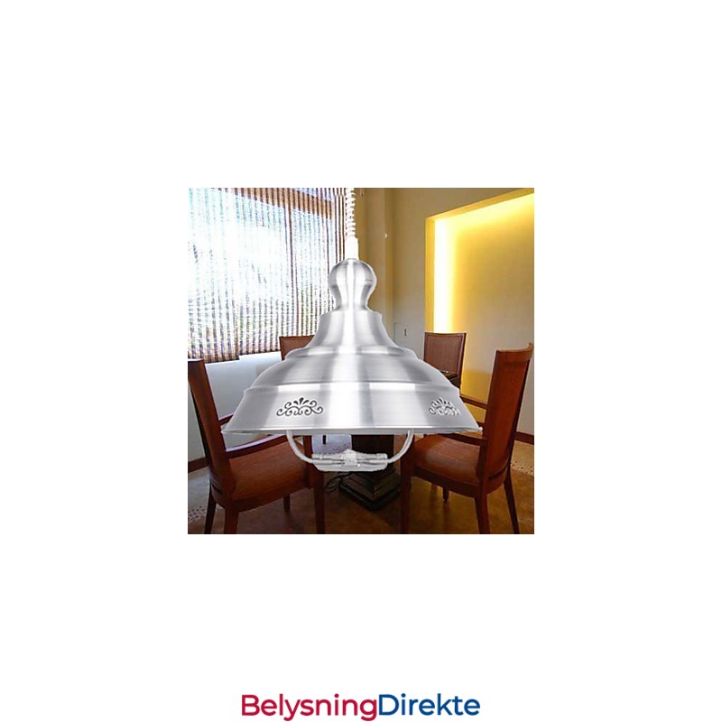 Nordisk Liten Dråpeformet Lysekrone I Farget Glass Som Gjenoppretter Gamle Skikker