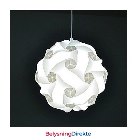 Gjør-Det-Selv Moderne Pendellampe Med Kule, 40 Cm