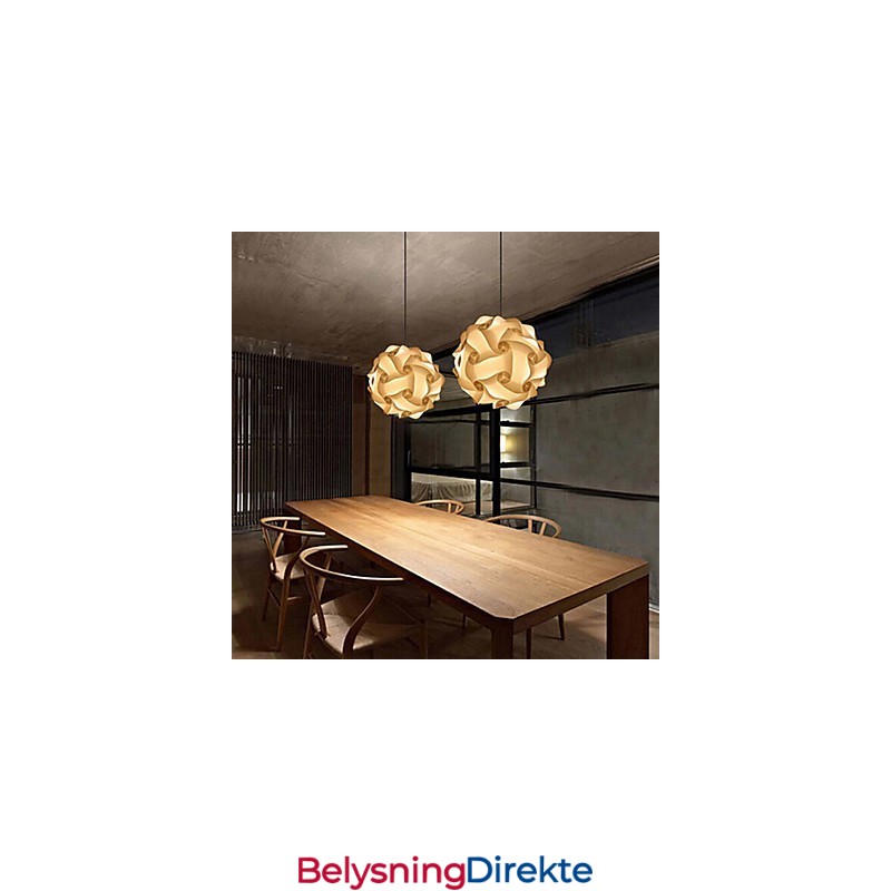 Gjør-Det-Selv Moderne Pendellampe Med Kule, 40 Cm