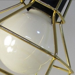 Landlig Galvanisert Metall Pendellampe For Garasje