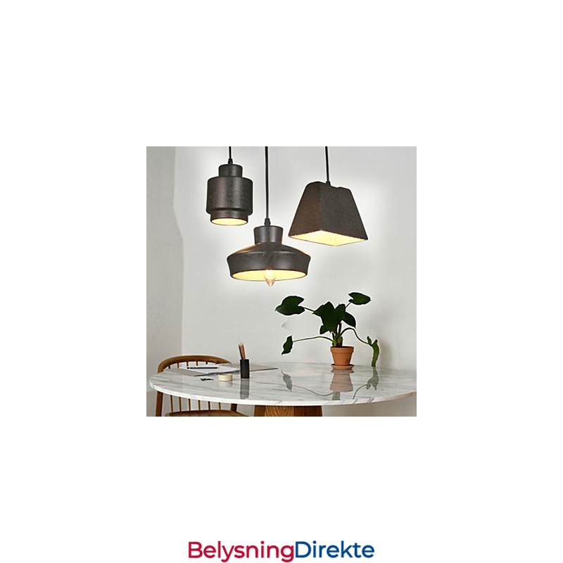 Amerikansk Landlig Retro Glasslysekrone Rusten Sittende Dråpelampe