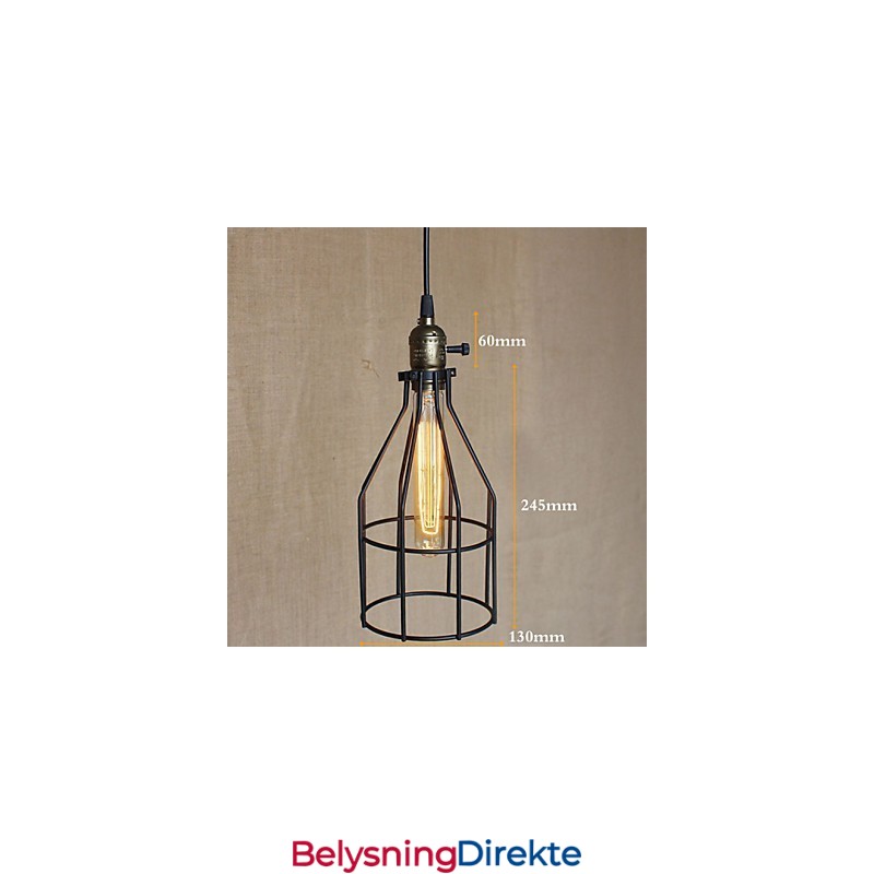 Americange Industriell Retro Liten Lysekrone