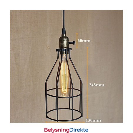 Americange Industriell Retro Liten Lysekrone