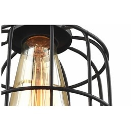 Edison Vintage Light Pendellampe Lysekrone Bur Lampeskjerm