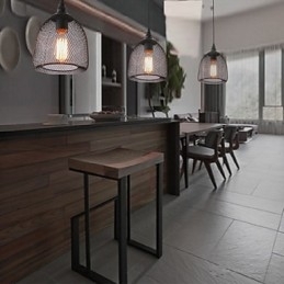 Pendellamper I Ministil, Rustikk Hyttestil, Retro, Landlig Garasje, Metall